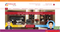 Desktop Screenshot of popularprintersjaipur.com