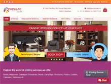 Tablet Screenshot of popularprintersjaipur.com